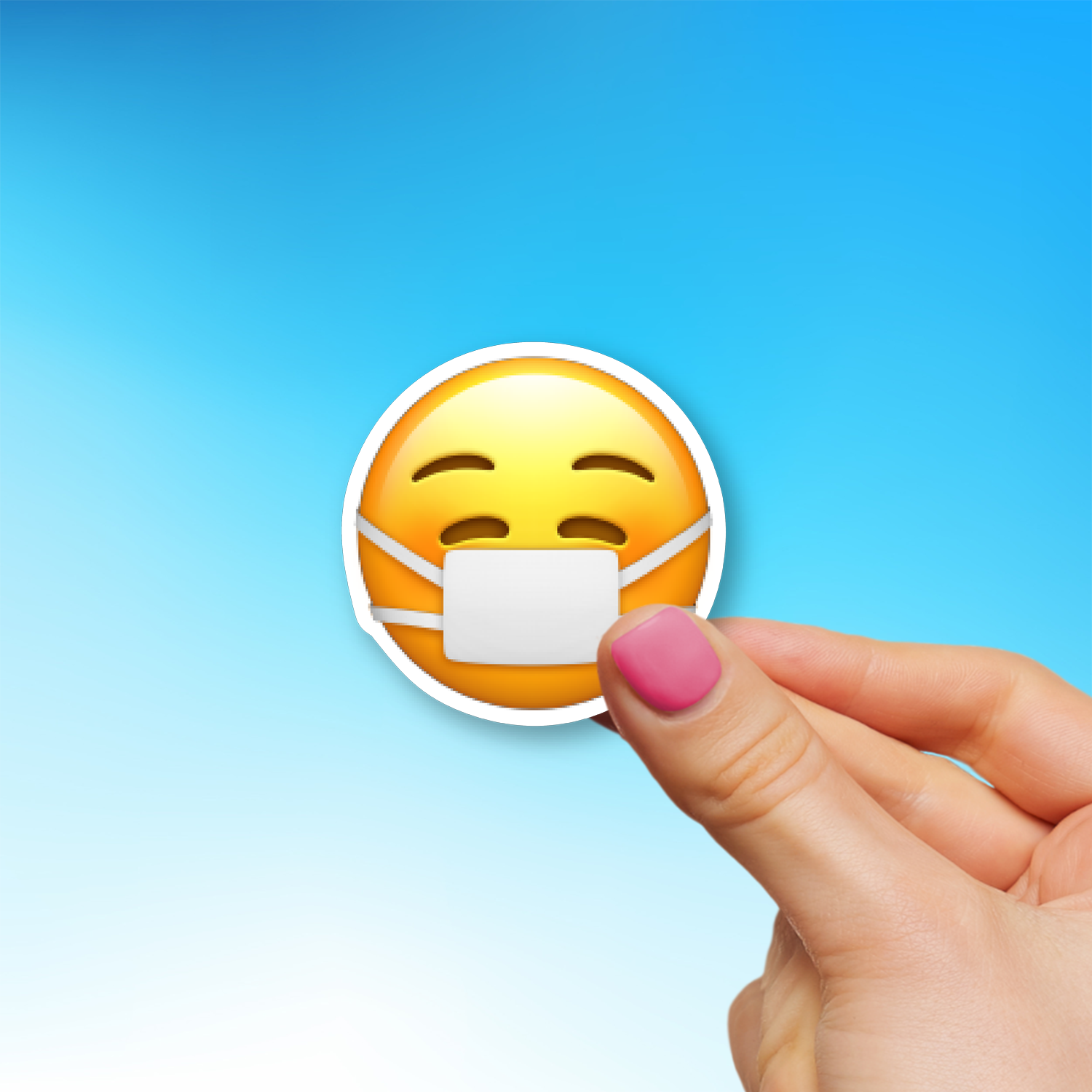 Looking for This Mask ? Mask Wearing Emoji Now Smiles main image 2
