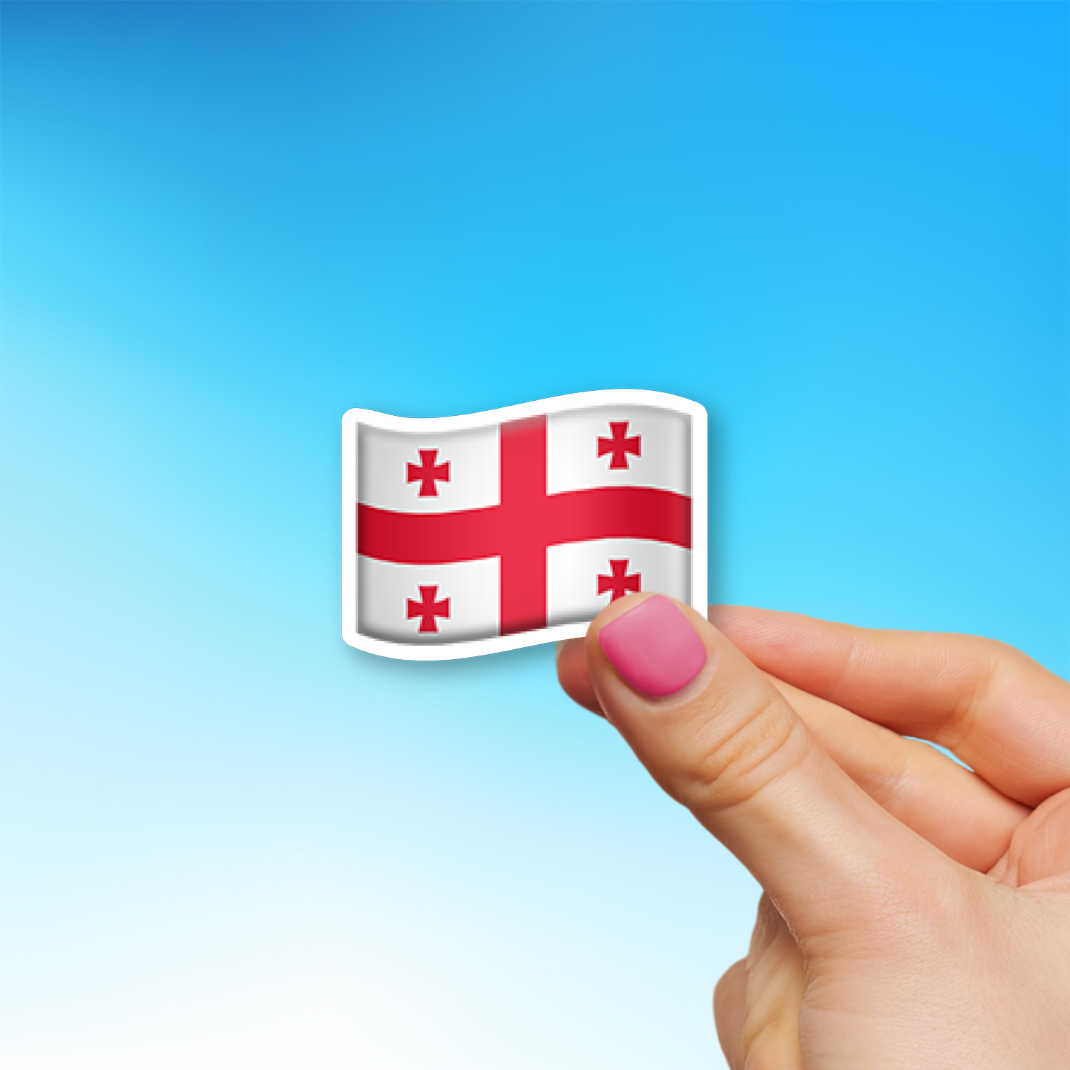 Flag Georgia Emoji Sticker Die Cut Multiple Sizes flag-georgia-emoji-sticker-die-cut-multiple-sizes