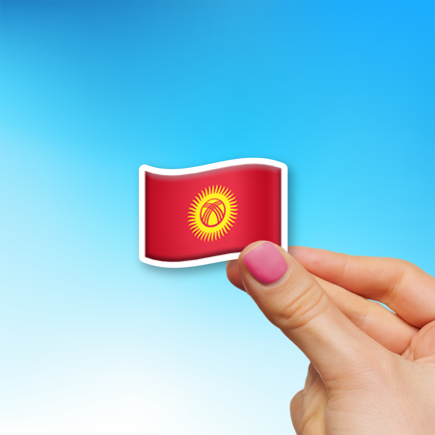 flag of kyrgyzstan emoji