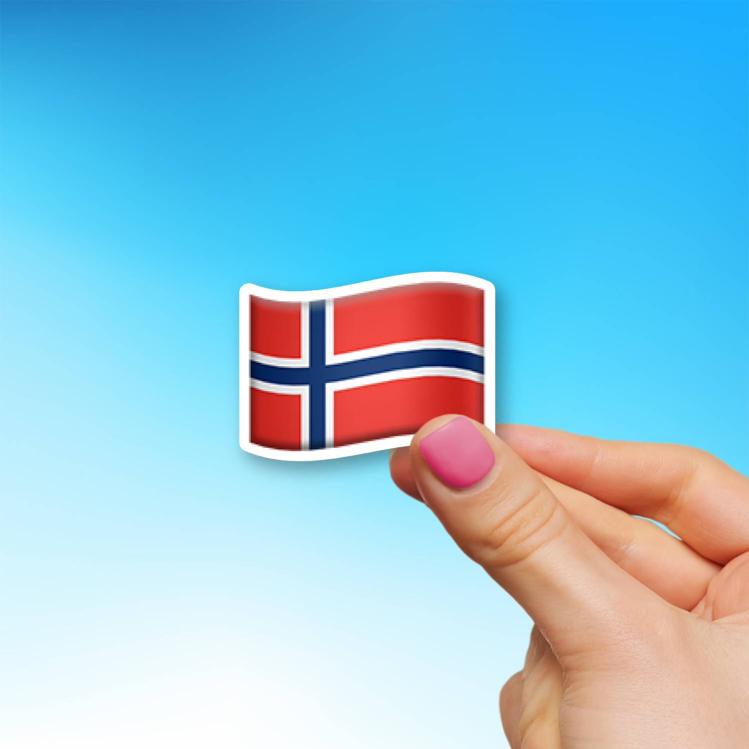 🇳🇴 Flag: Norway Emoji Sticker - Die-Cut, Multiple Sizes –  EmojiStickers.com, image size:1500x1500
