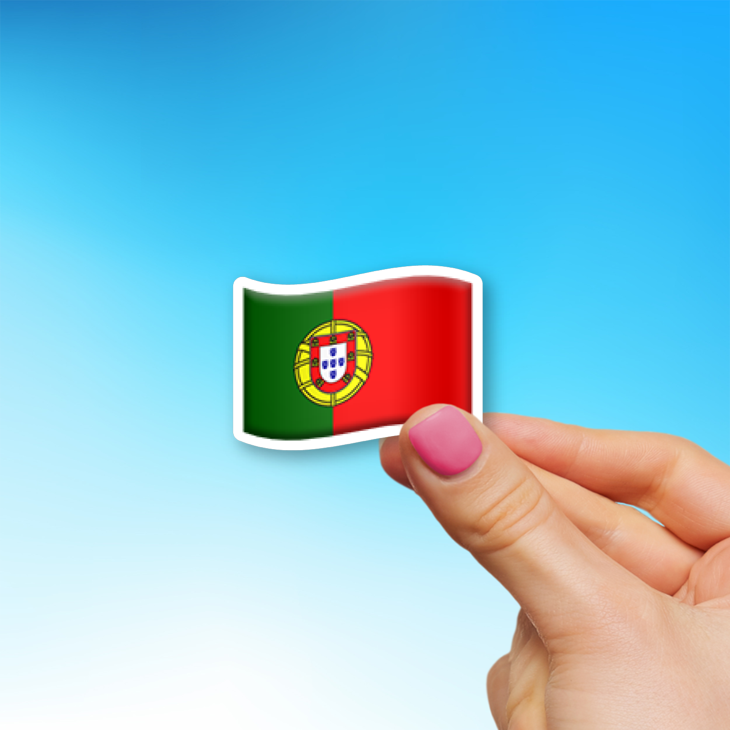 Flag Portugal Emoji Sticker Die Cut Multiple Sizes flag-portugal-emoji-sticker-die-cut-multiple-sizes