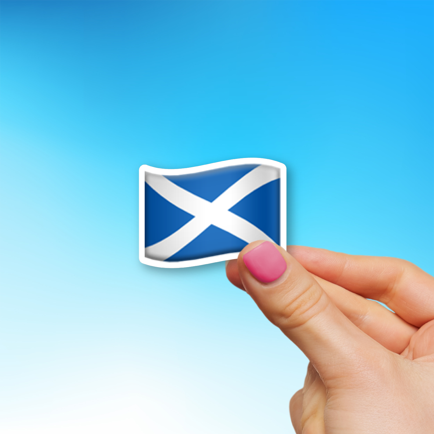 🏴󠁧󠁢󠁳󠁣󠁴󠁿 Flag Scotland Emoji Sticker DieCut, Multiple Sizes