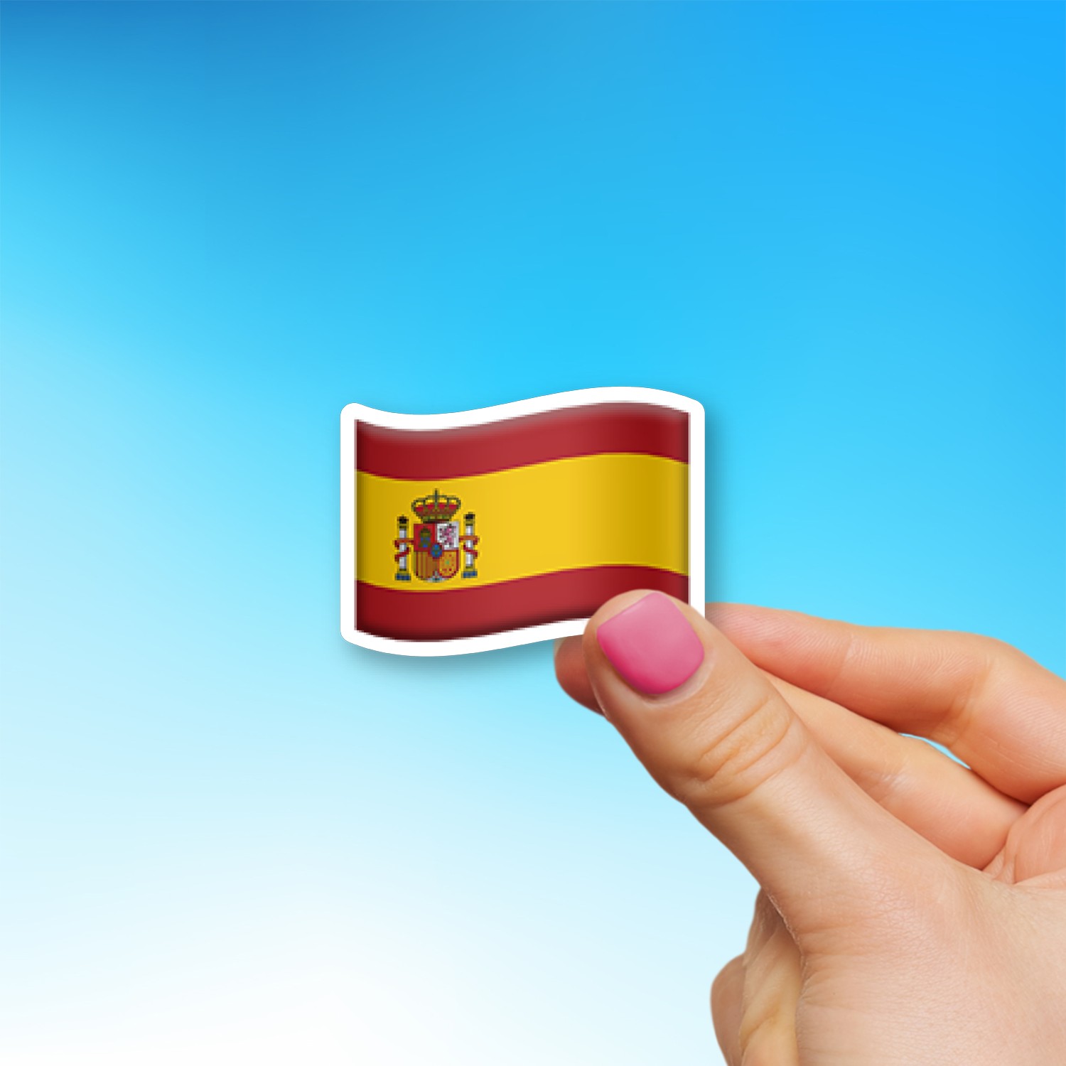 Flag Spain Emoji Sticker Die Cut Multiple Sizes EmojiStickers flag-spain-emoji-sticker-die-cut-multiple-sizes-emojistickers