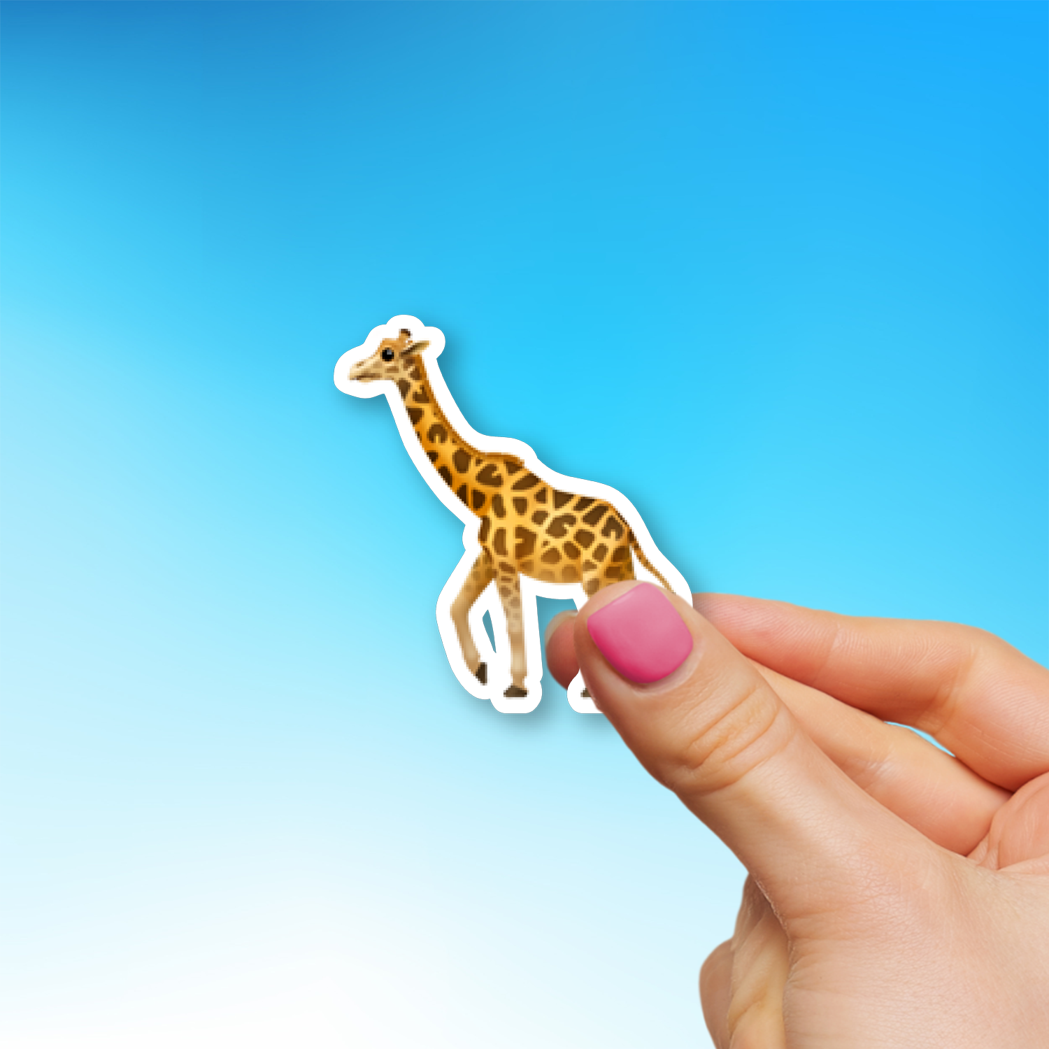 🦒 Giraffe Emoji Sticker - Die-Cut, Multiple Sizes – EmojiStickers.com