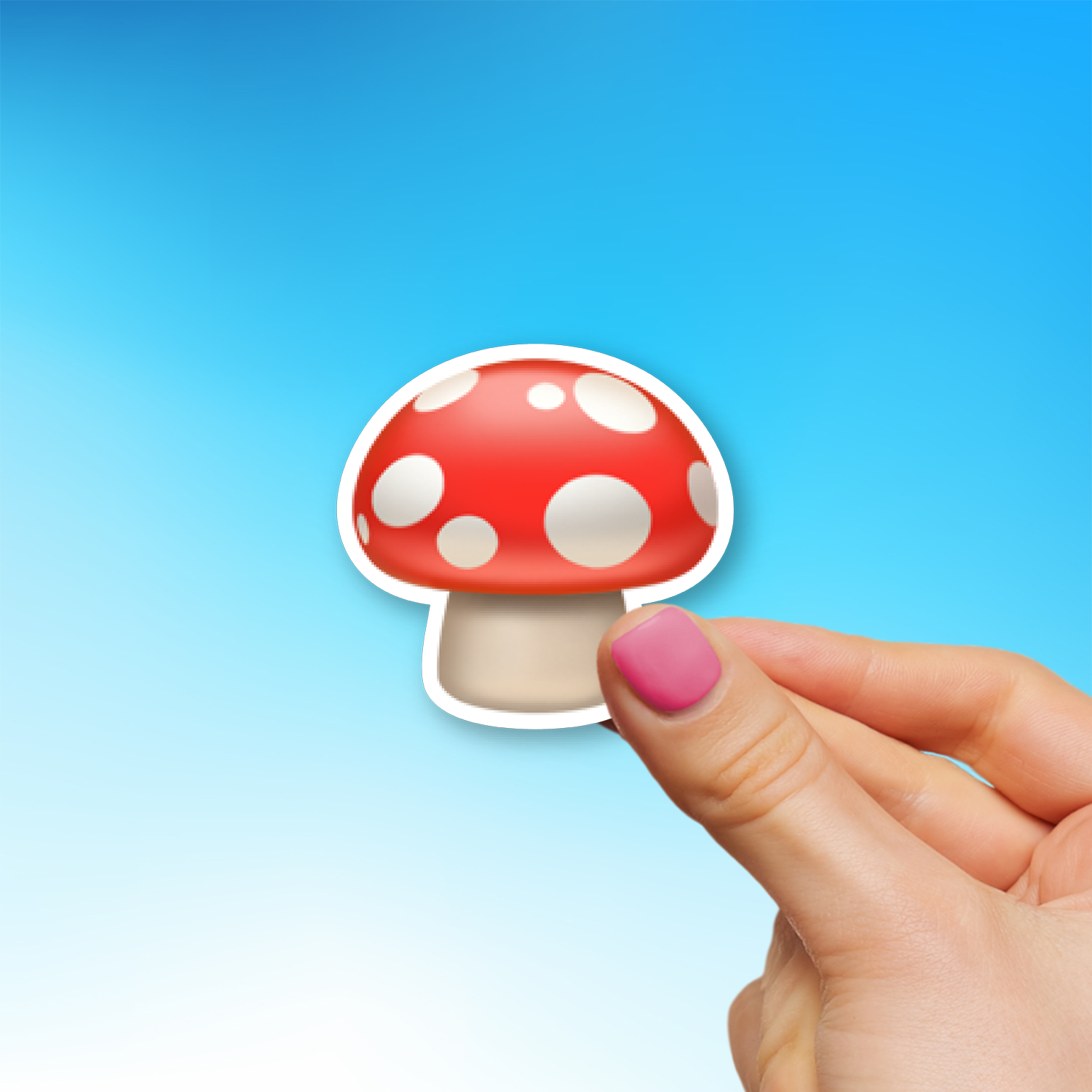 Mushroom Emoji Sticker Die Cut Multiple Sizes EmojiStickers mushroom-emoji-sticker-die-cut-multiple-sizes-emojistickers