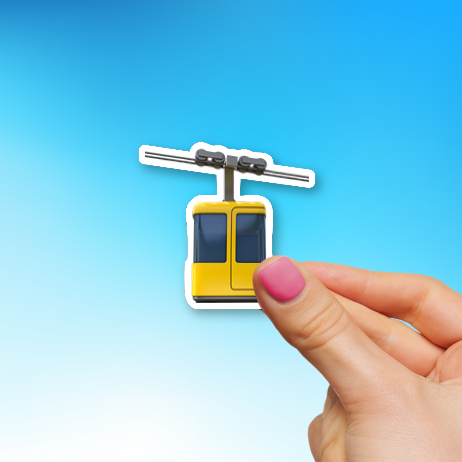 🚡 Aerial Tramway Emoji Sticker - Die-Cut, Multiple Sizes ...