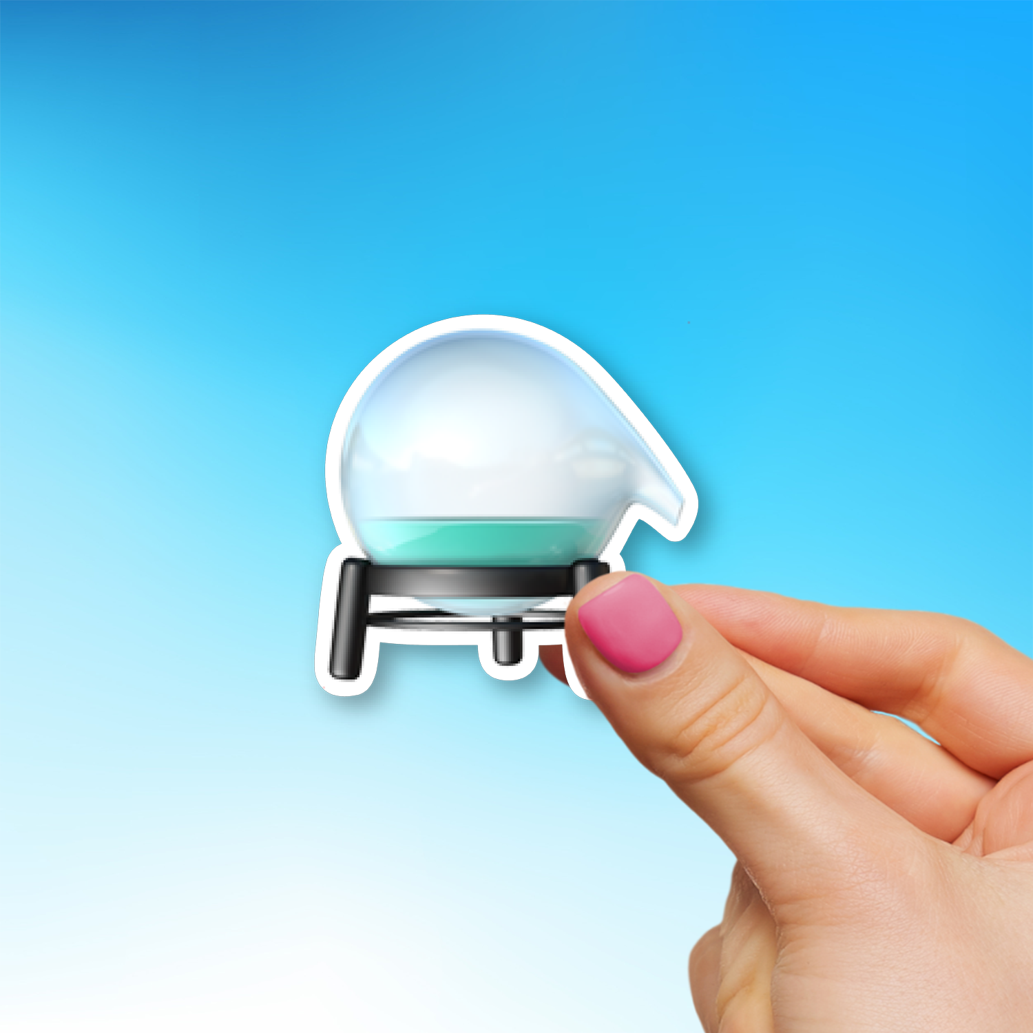 ⚗️ Alembic Emoji Sticker - Die-Cut, Multiple Sizes – EmojiStickers.com