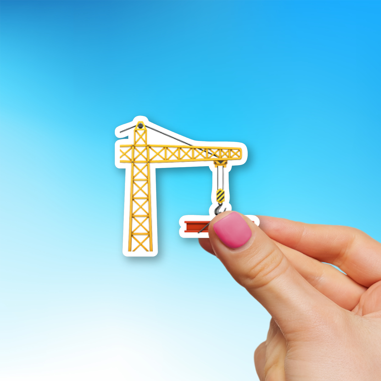 🏗️ Building Construction Emoji Sticker - Die-Cut, Multiple Sizes ...