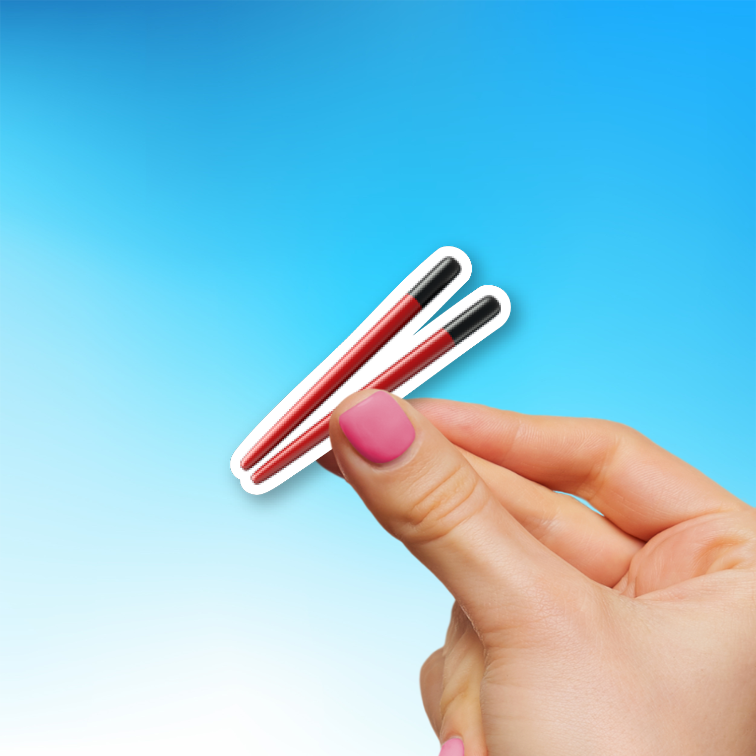 🥢 Chopsticks Emoji Sticker - Die-Cut, Multiple Sizes – EmojiStickers.com