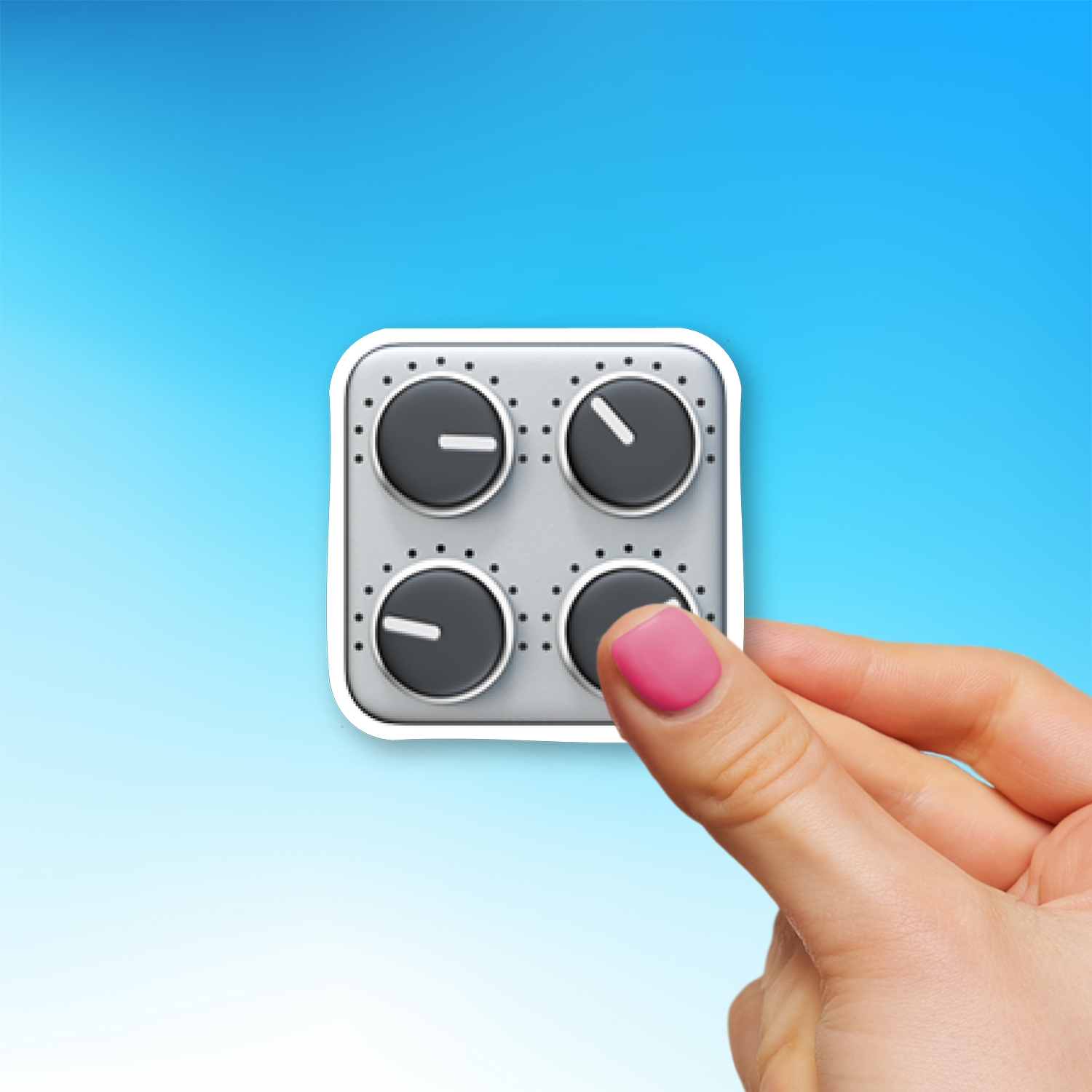 ποΈ Control Knobs Emoji Sticker - Die-Cut, Multiple Sizes ...