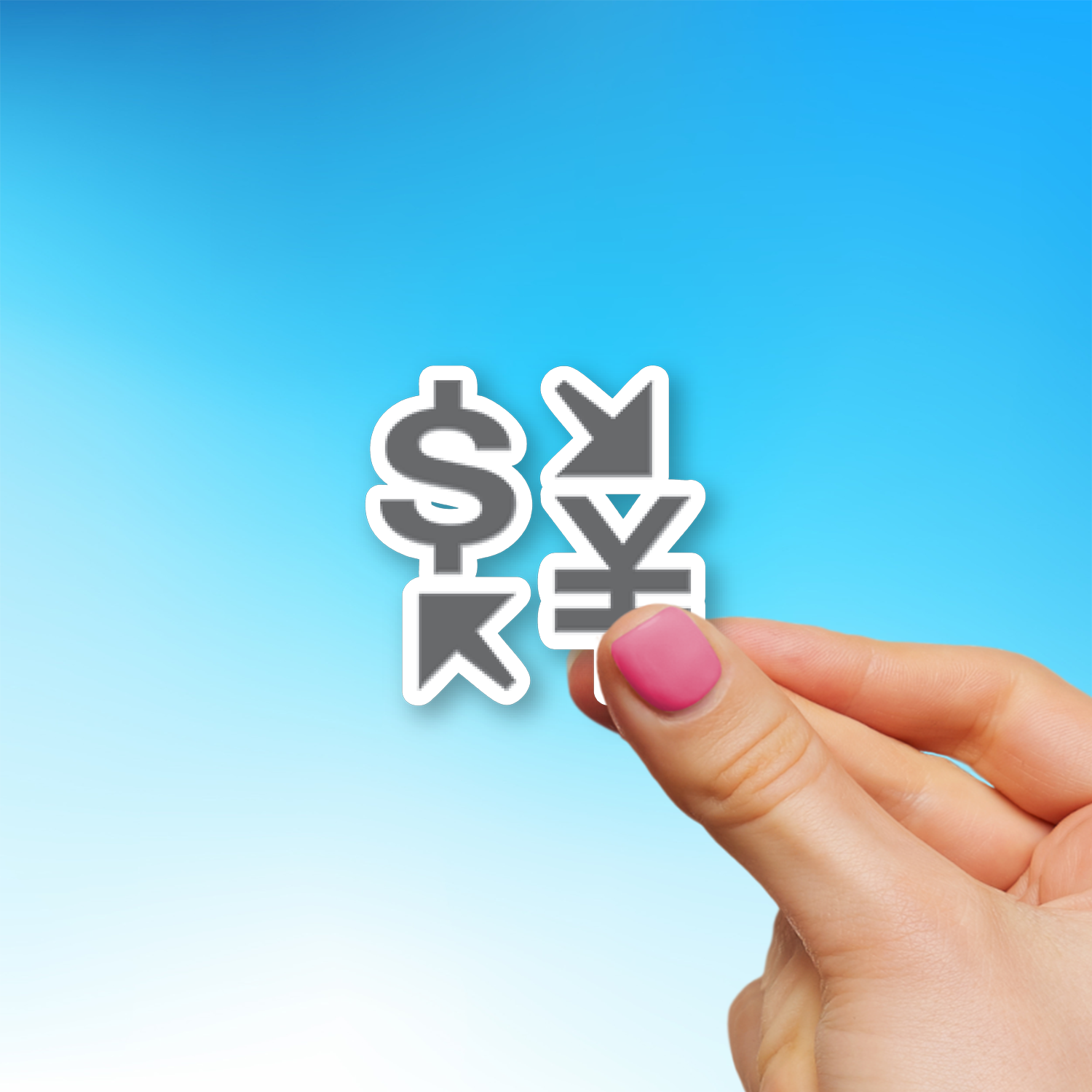 π± Currency Exchange Emoji Sticker - Die-Cut, Multiple Sizes ...