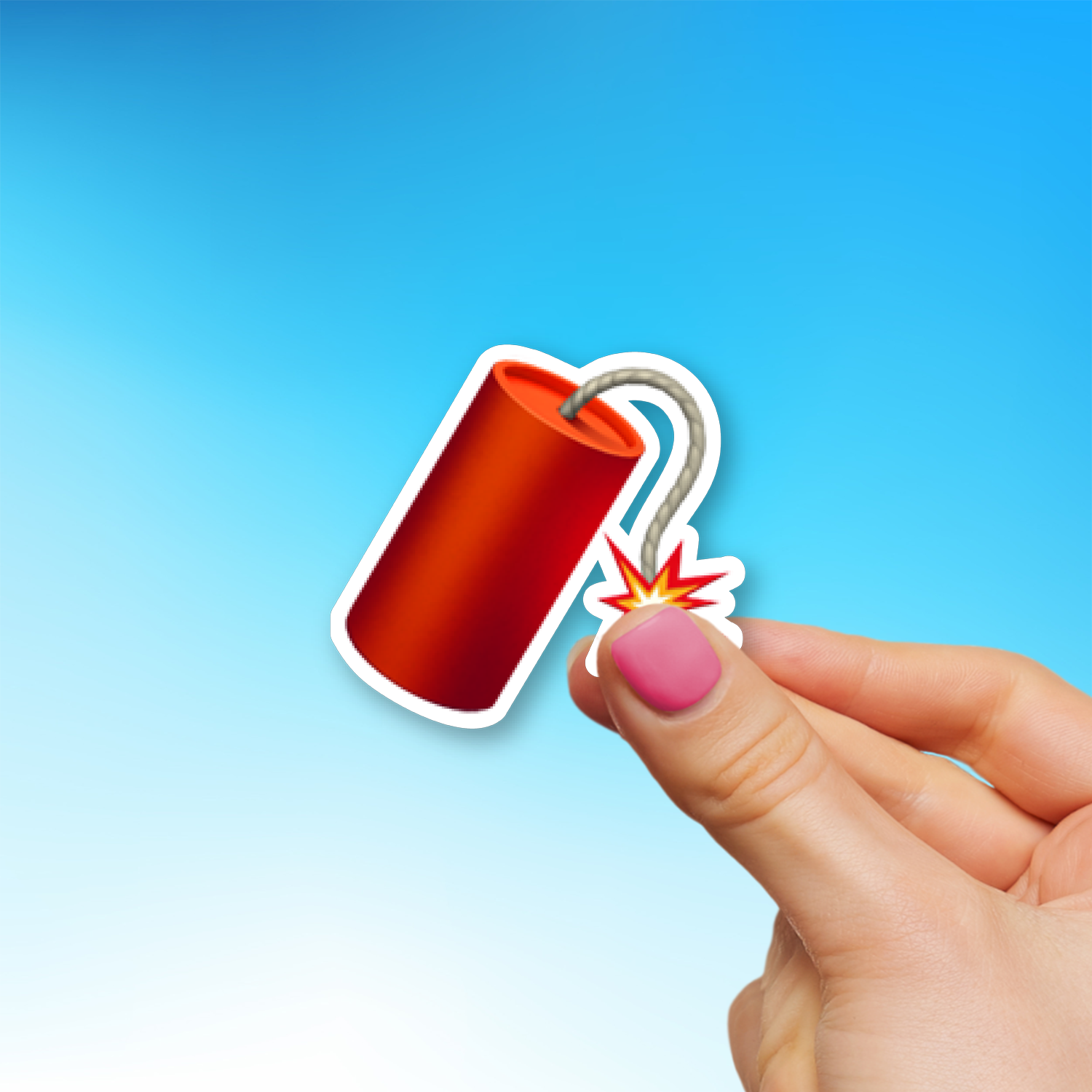 𧨠Firecracker Emoji Sticker - Die-Cut, Multiple Sizes β EmojiStickers.com