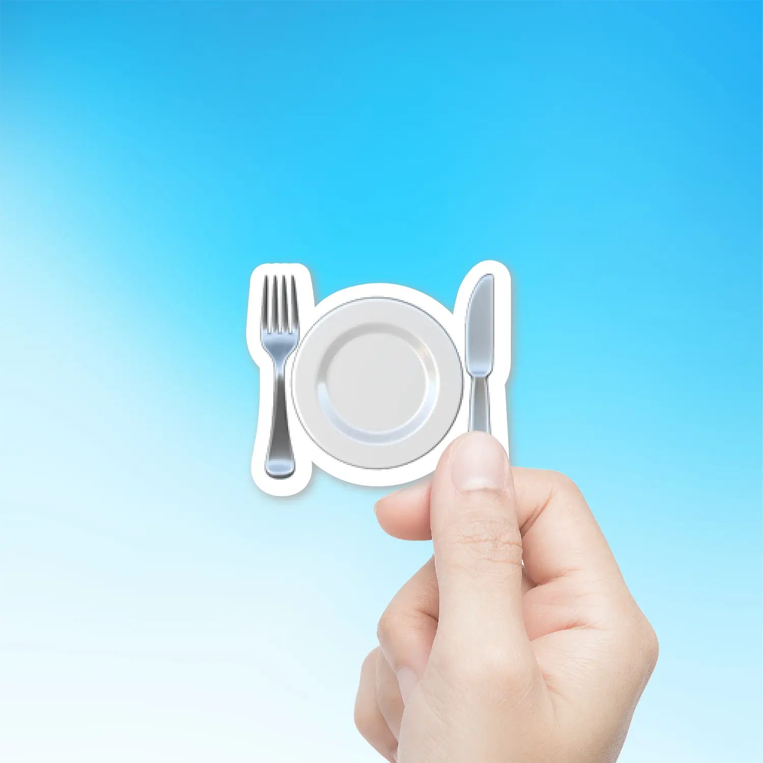 Fork And Knife With Plate