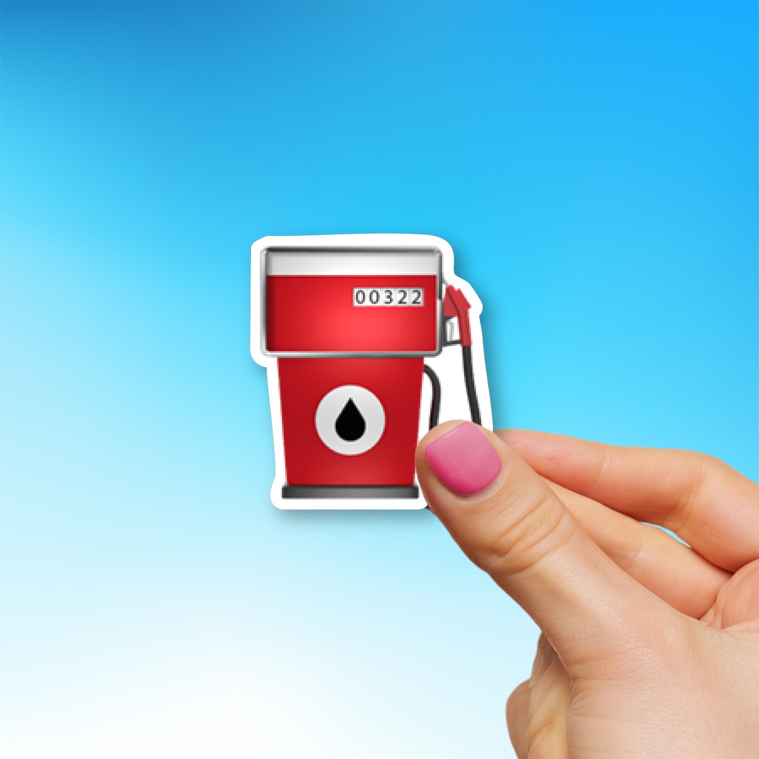 ⛽ Fuel Pump Emoji Sticker - Die-Cut, Multiple Sizes – EmojiStickers.com