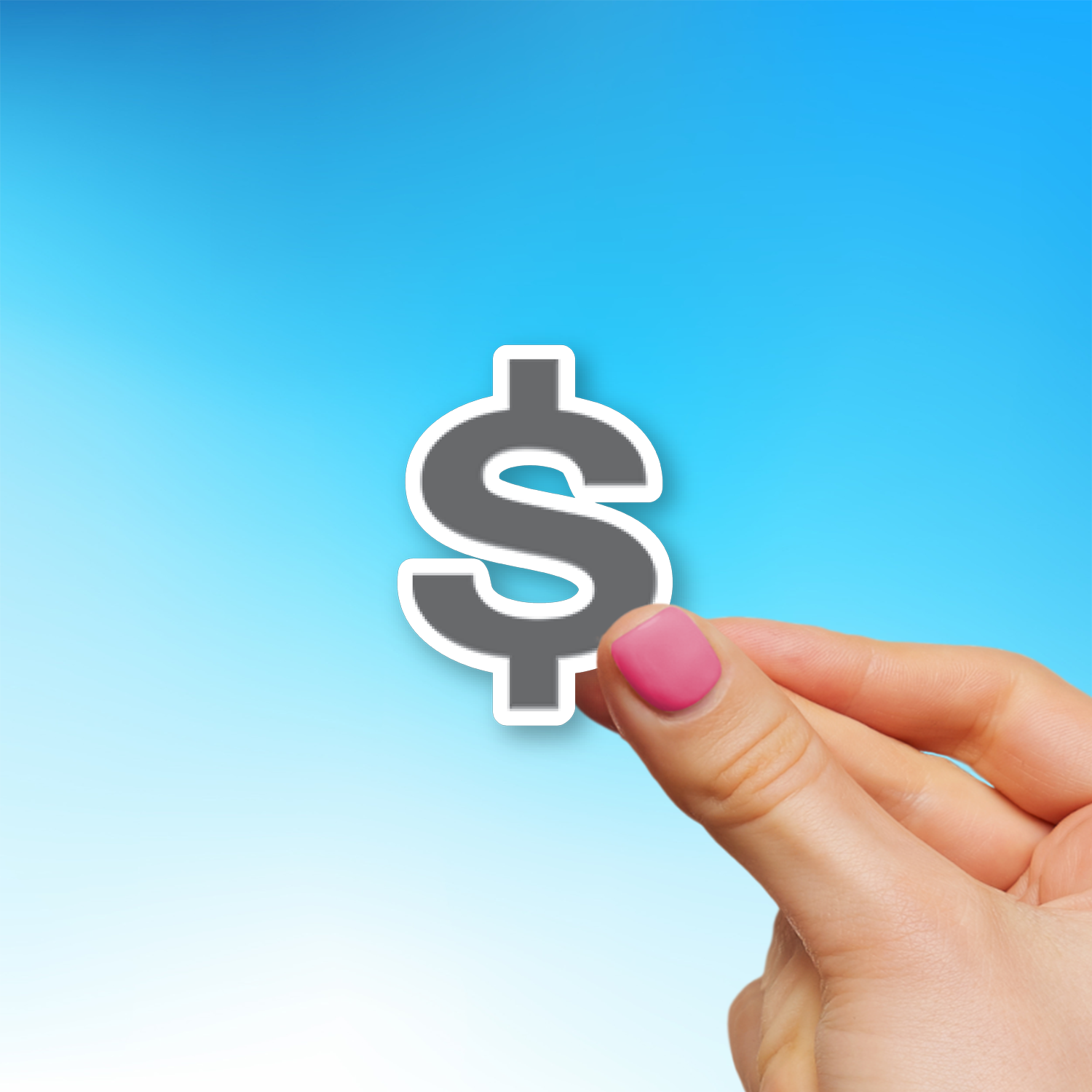 💲 Heavy Dollar Sign Emoji Sticker - Die-Cut, Multiple Sizes ...