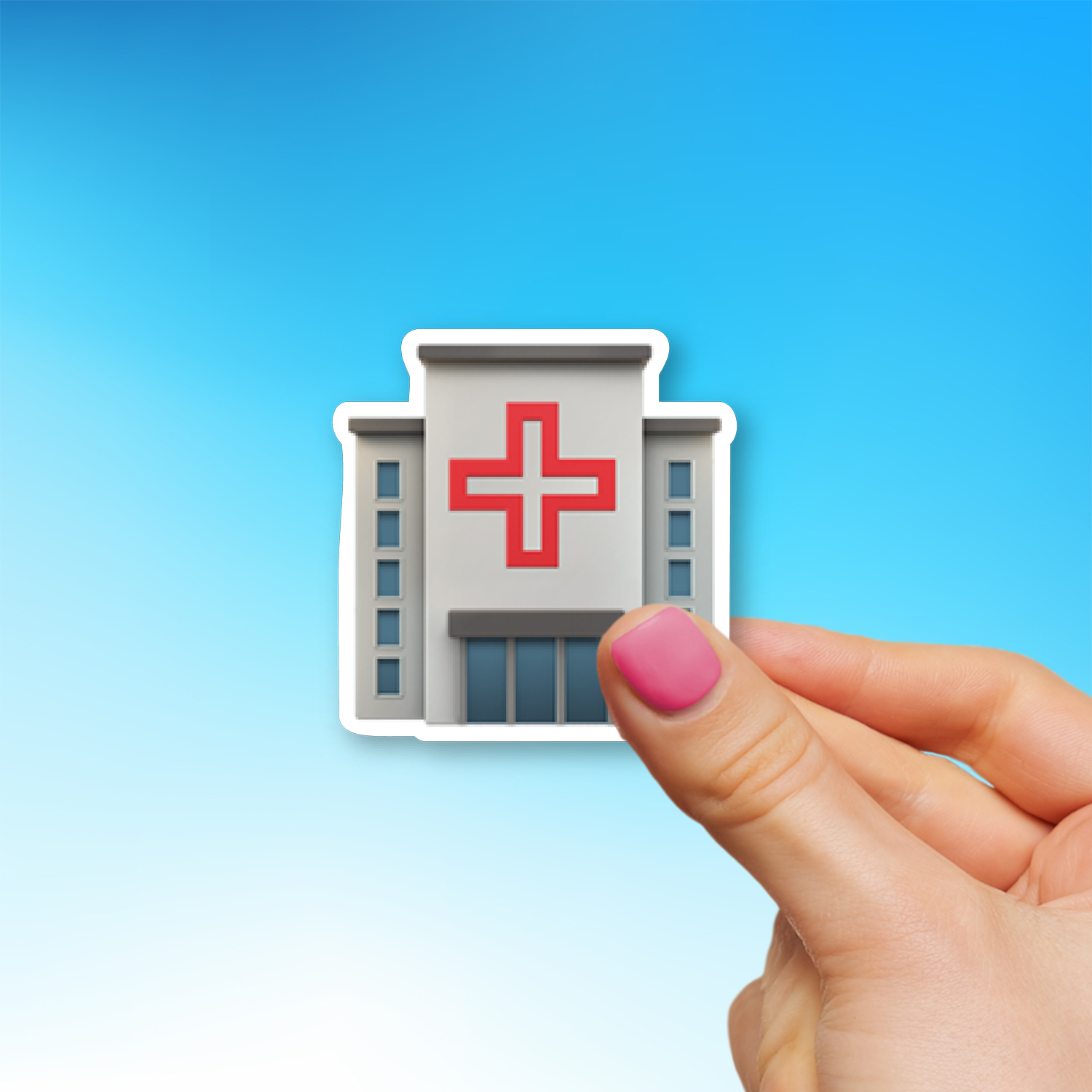 π₯ Hospital Emoji Sticker - Die-Cut, Multiple Sizes β EmojiStickers.com