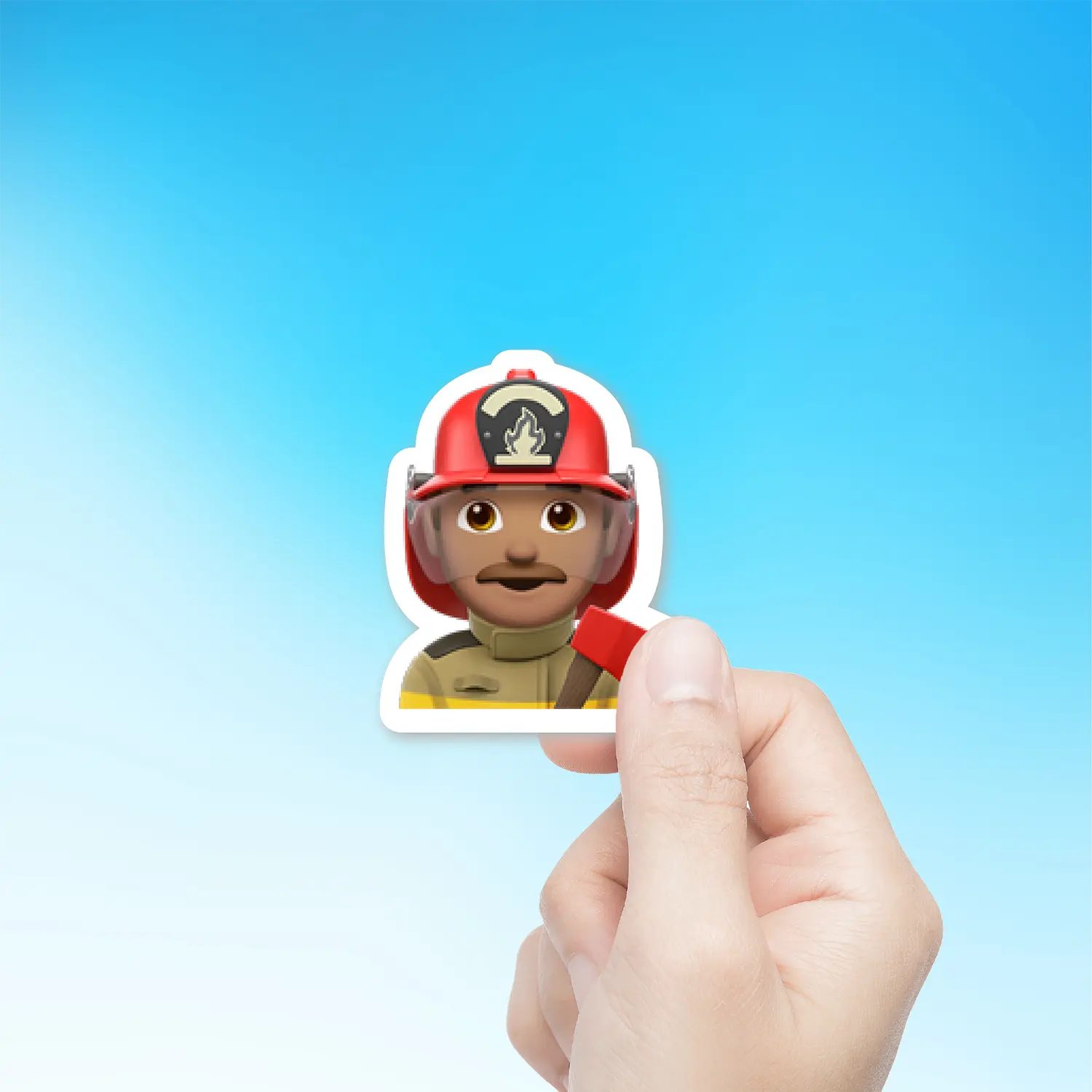 Man Firefighter Medium Skin