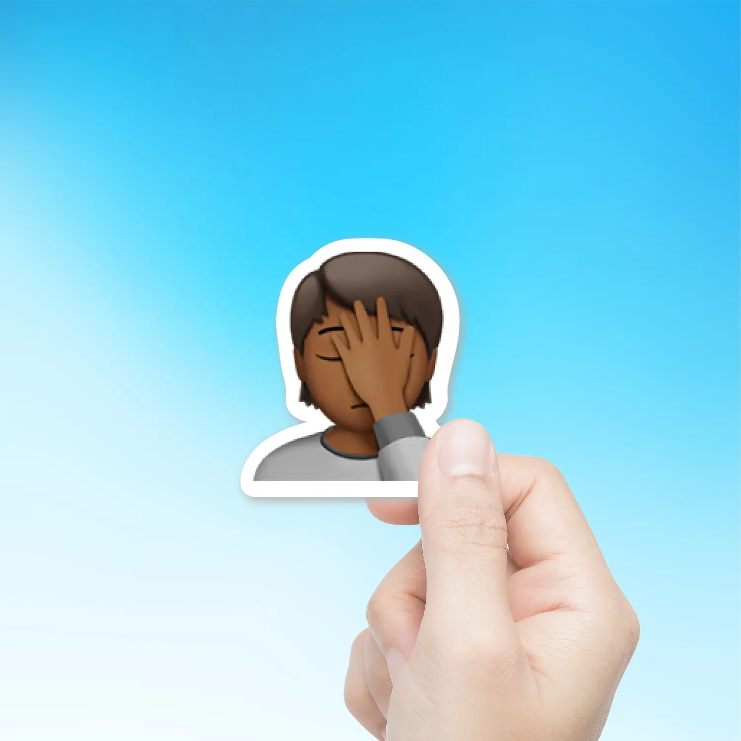 Person Facepalming Medium Dark Skin