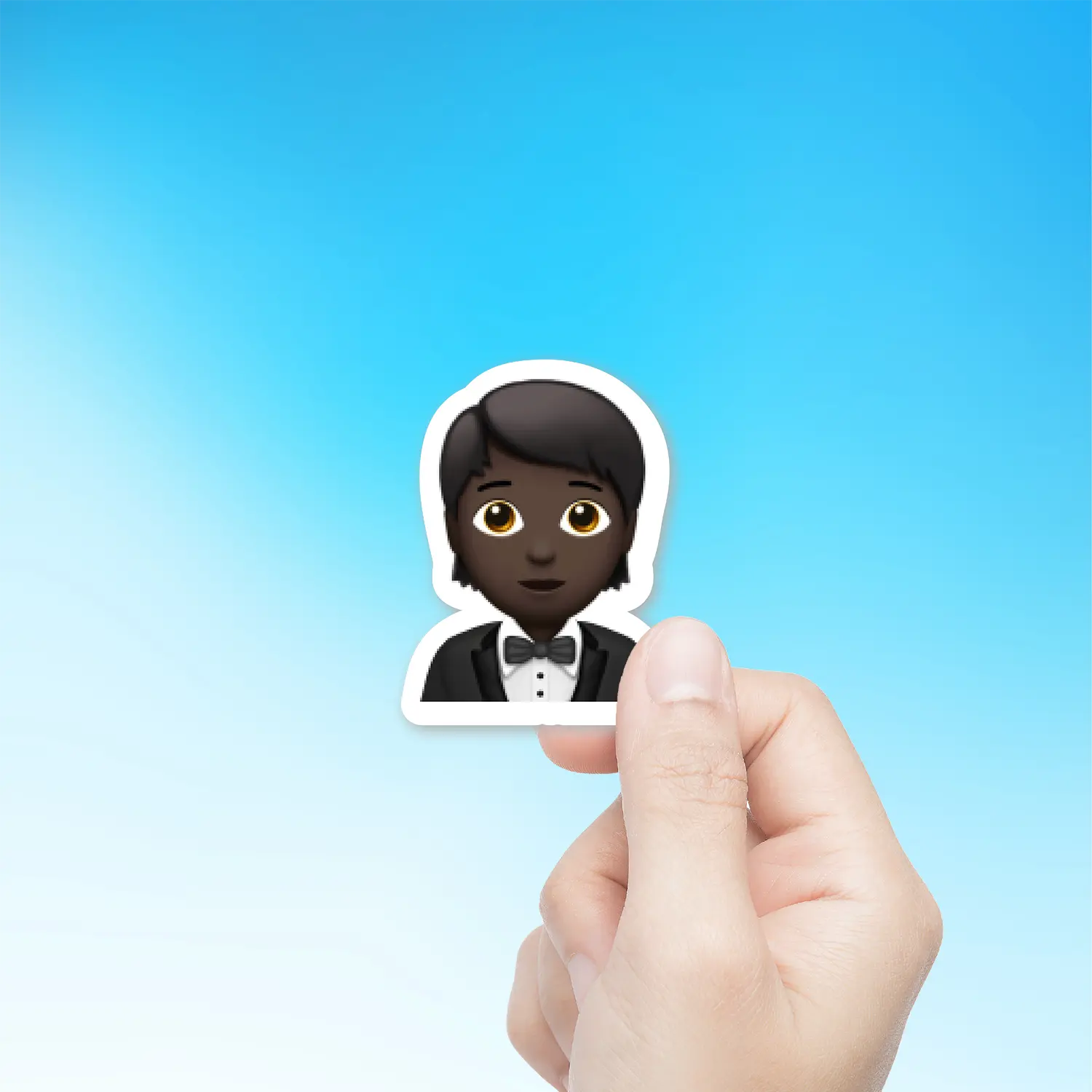 Person In Tuxedo Dark Skin