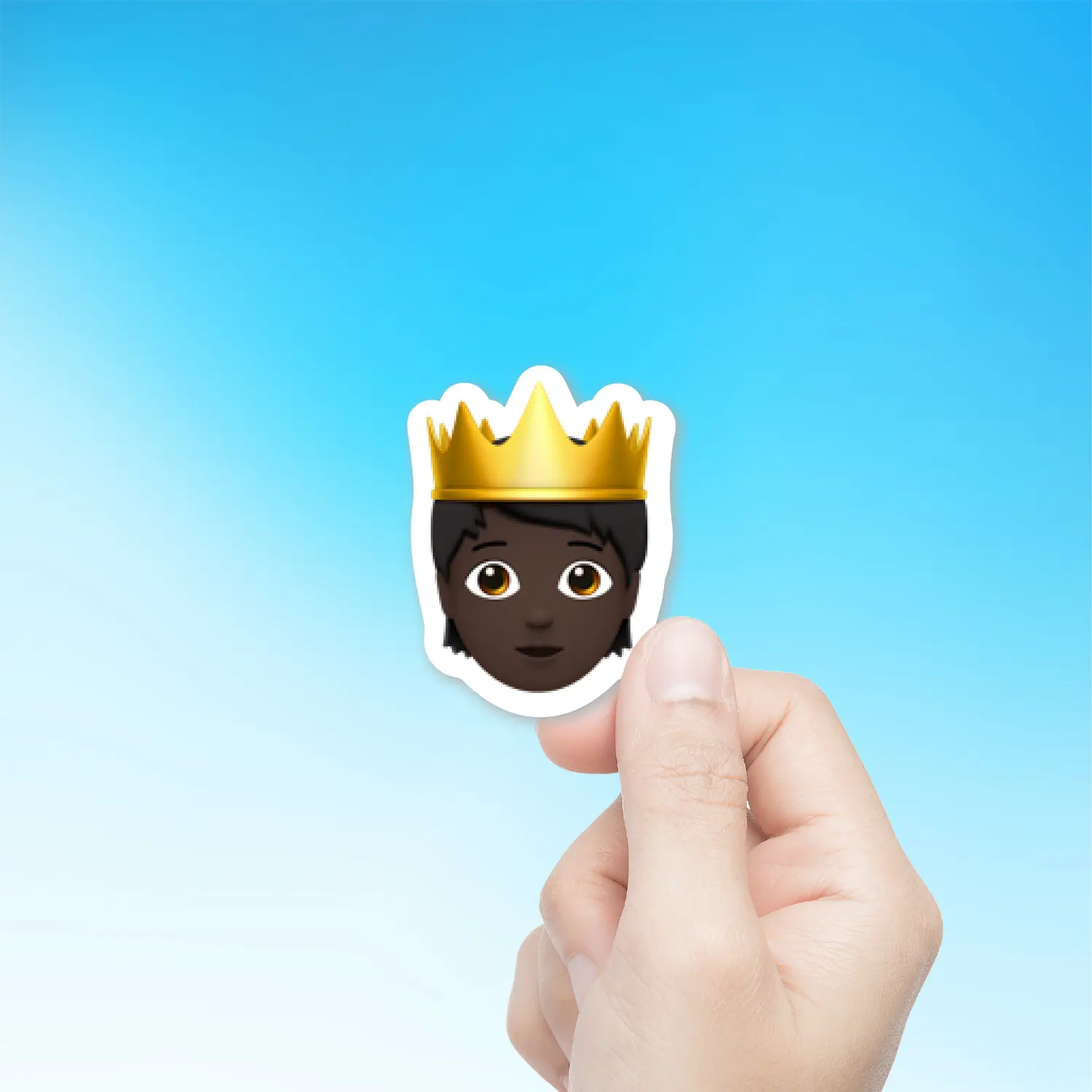 Person With Crown Dark Skin