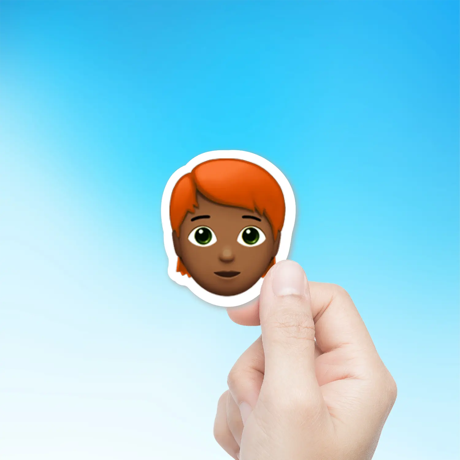 Person With Red Hair Medium Dark Skin