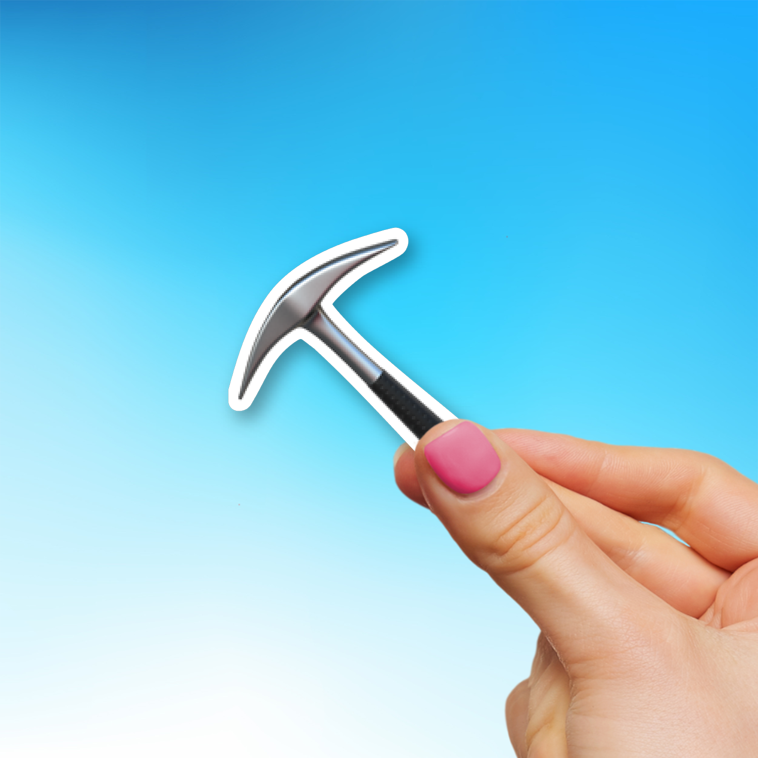⛏️ Pick Emoji Sticker - Die-Cut, Multiple Sizes – EmojiStickers.com