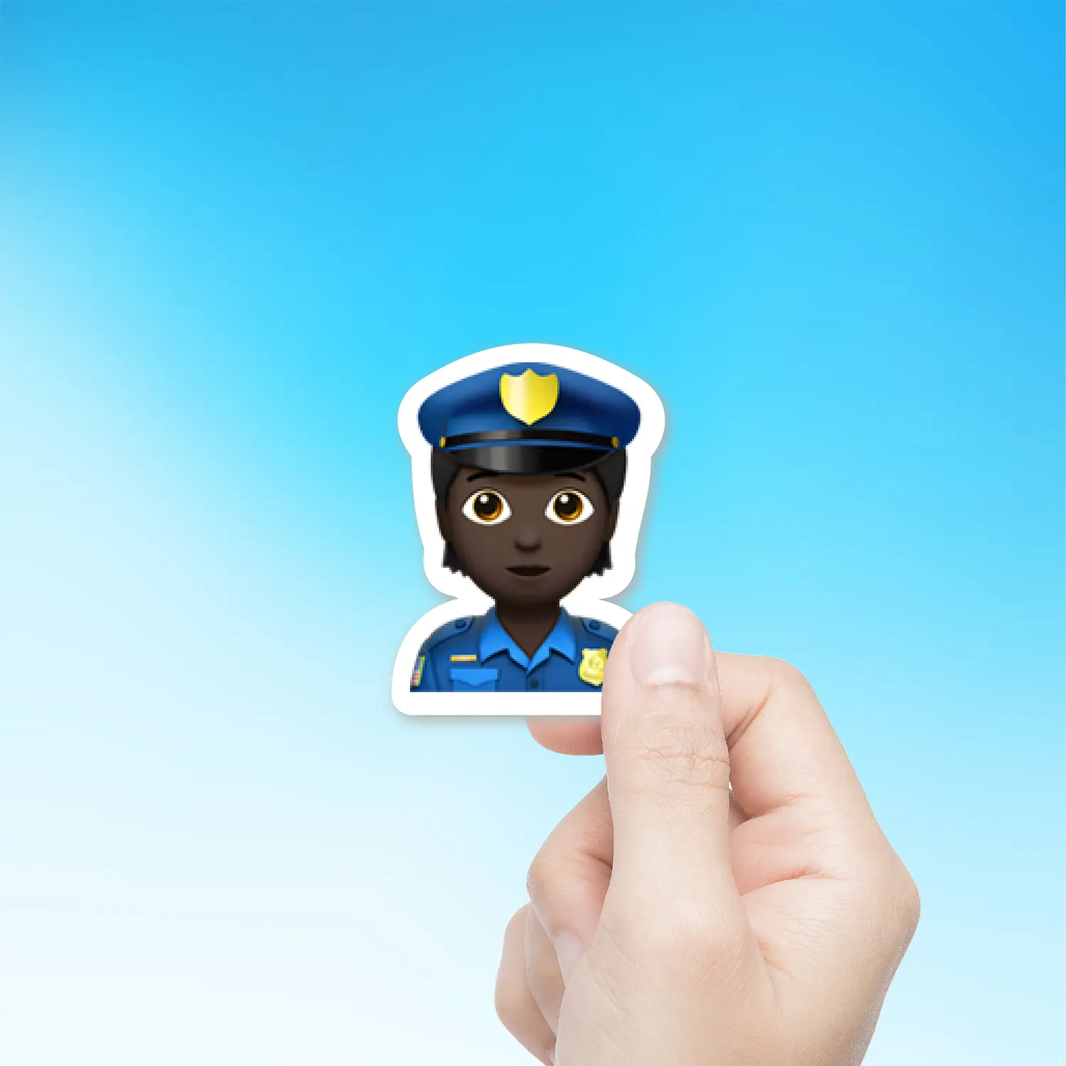 Police Officer Dark Skin