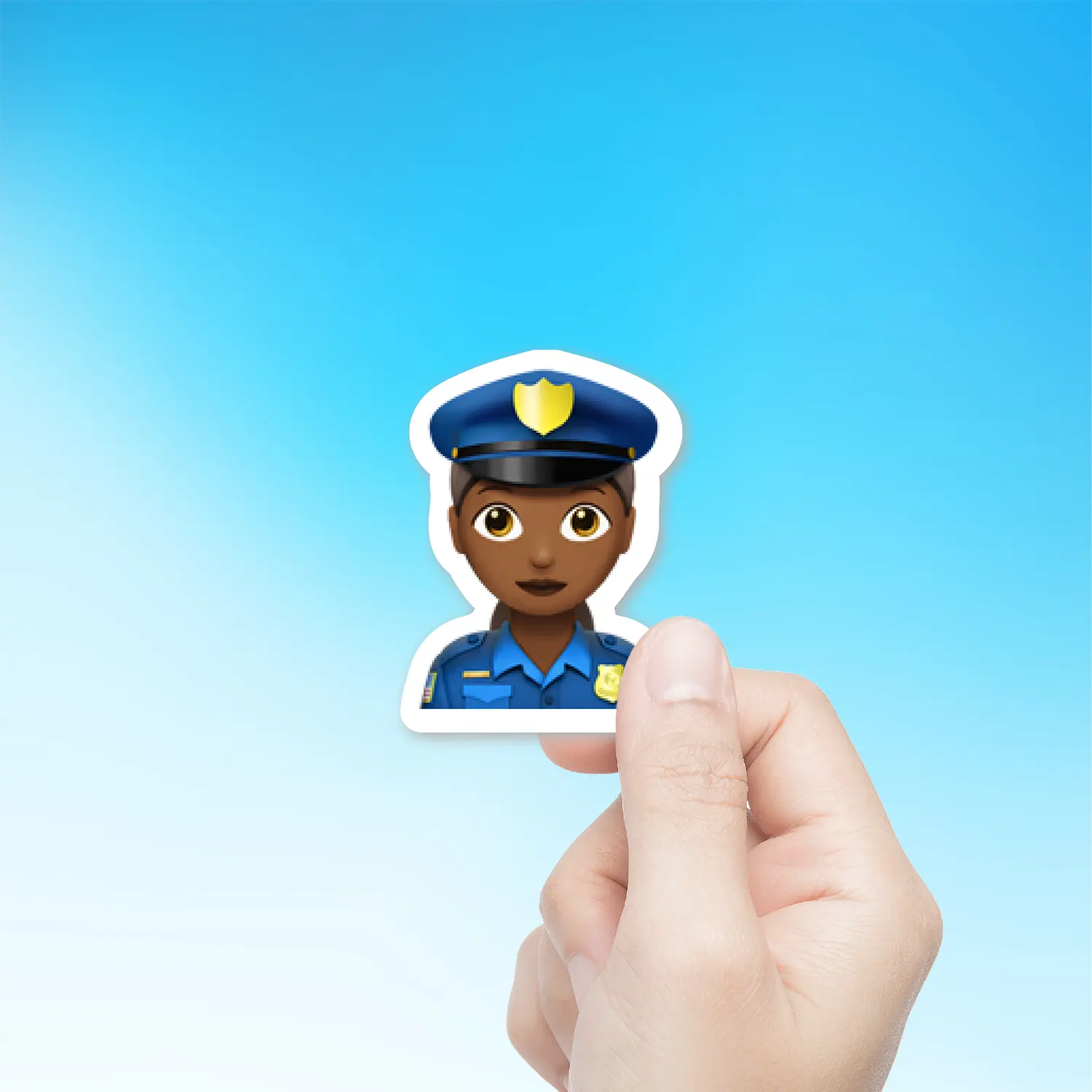 Policewoman Medium Dark Skin