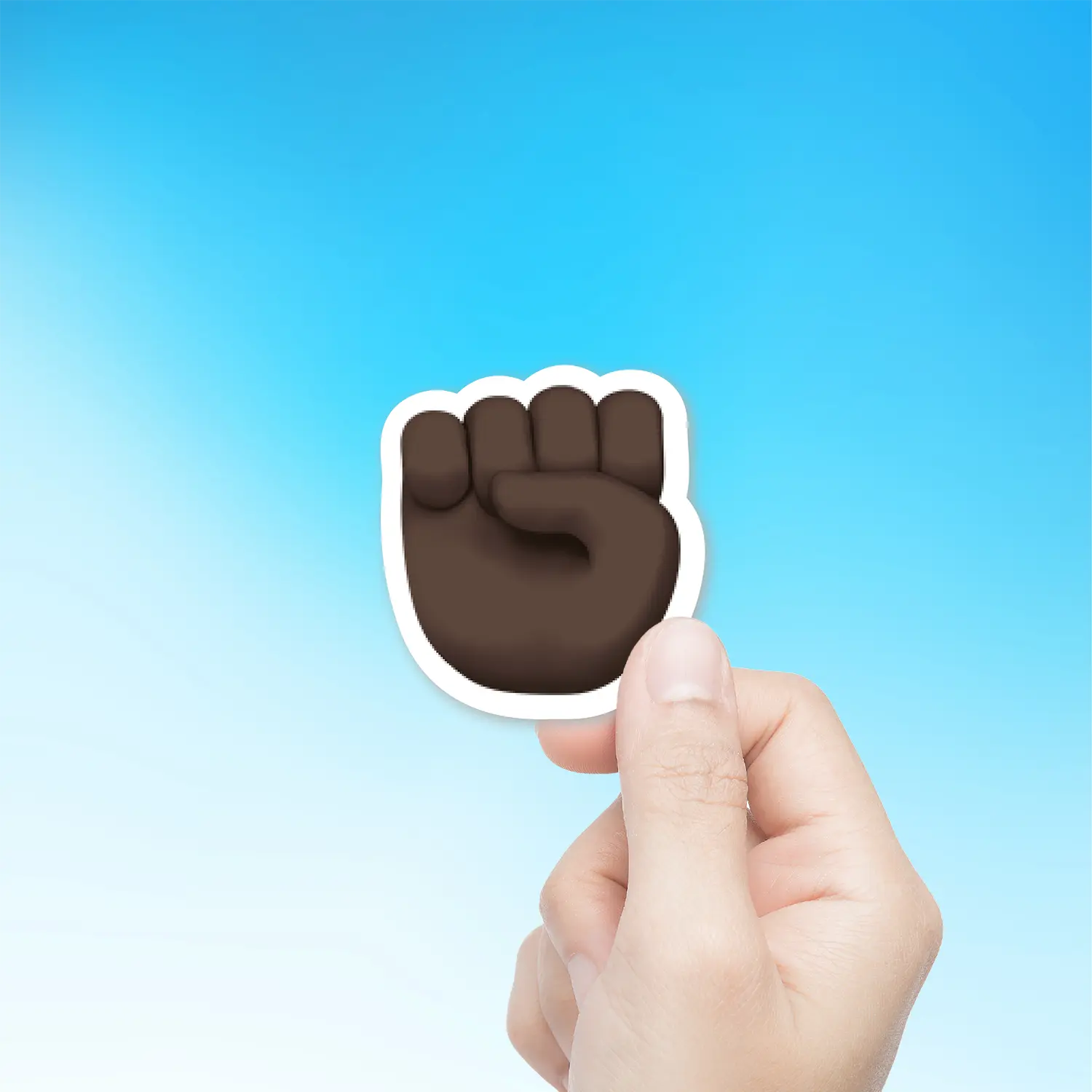 Raised Fist Dark Skin