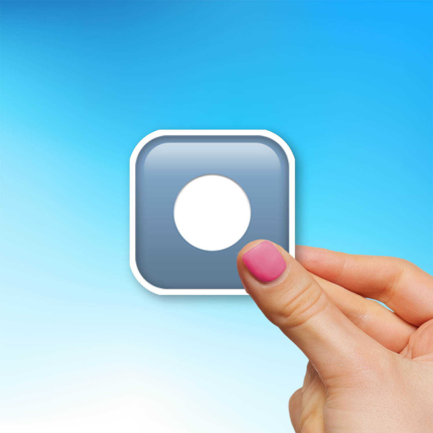 ⏺️ Record Button Emoji Sticker - Die-Cut, Multiple Sizes ...