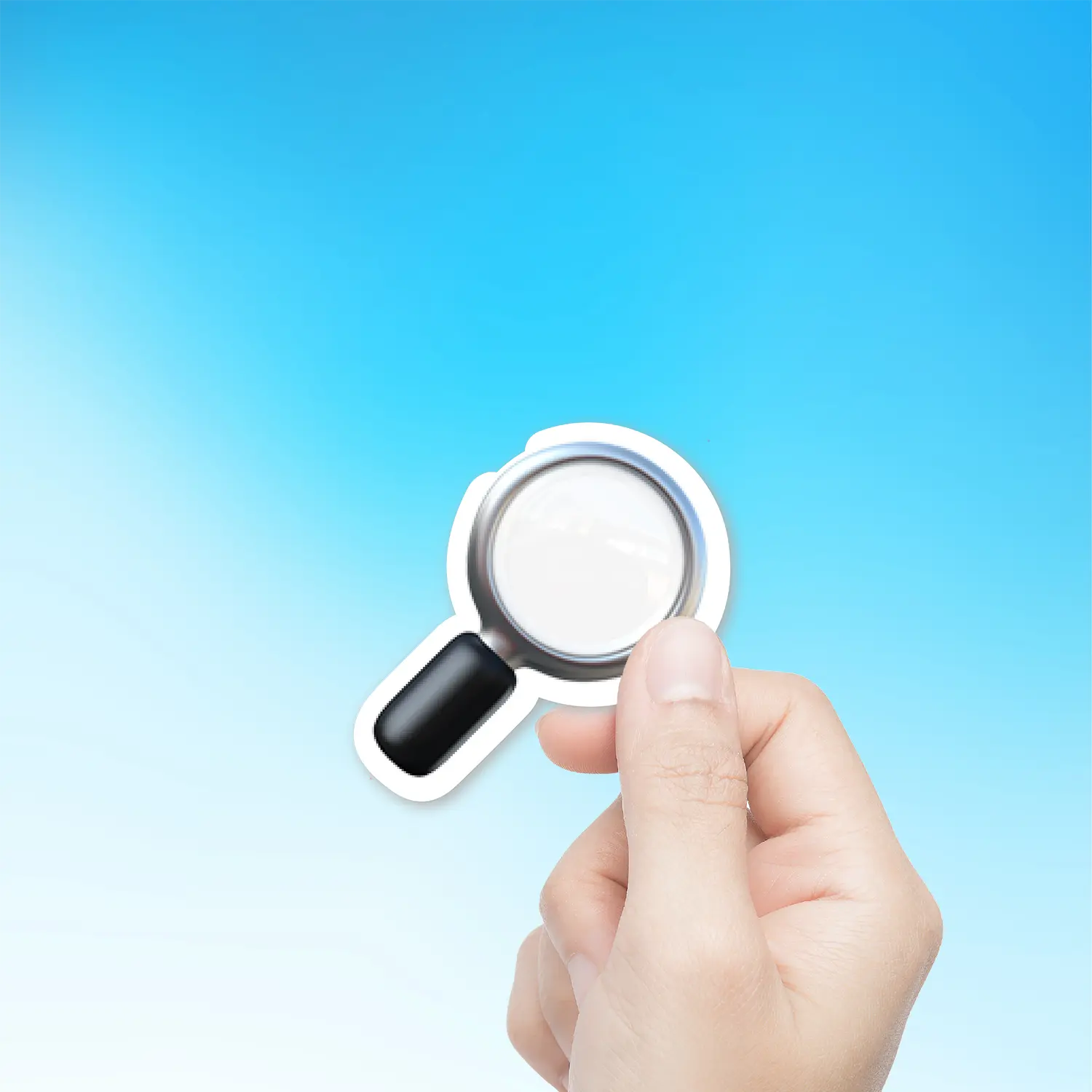 Right Pointing Magnifying Glass