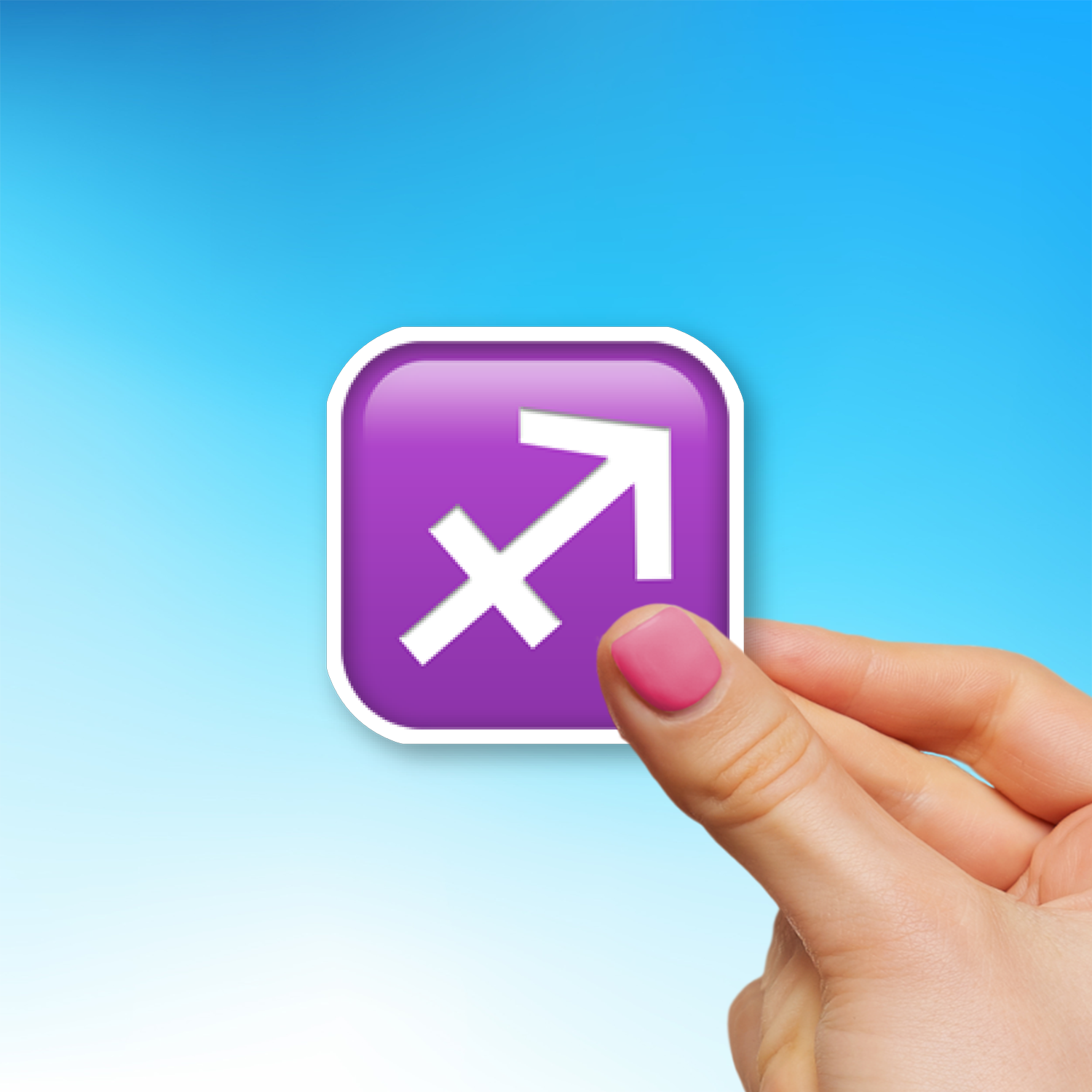 ♐ Sagittarius Emoji Sticker - Die-Cut, Multiple Sizes – EmojiStickers.com