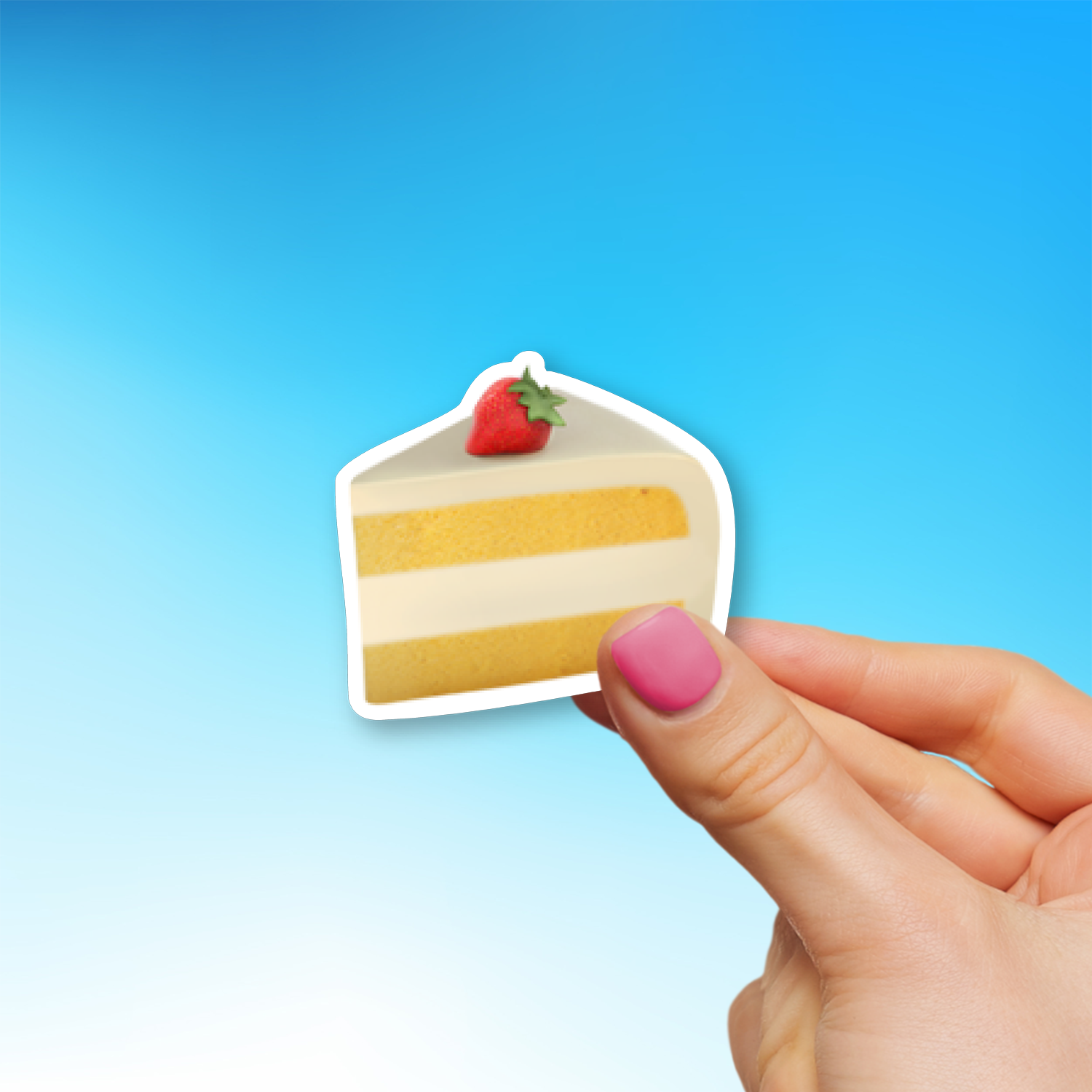 π° Shortcake Emoji Sticker - Die-Cut, Multiple Sizes β EmojiStickers.com