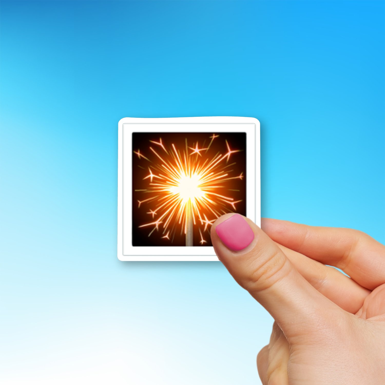 π Sparkler Emoji Sticker - Die-Cut, Multiple Sizes β EmojiStickers.com