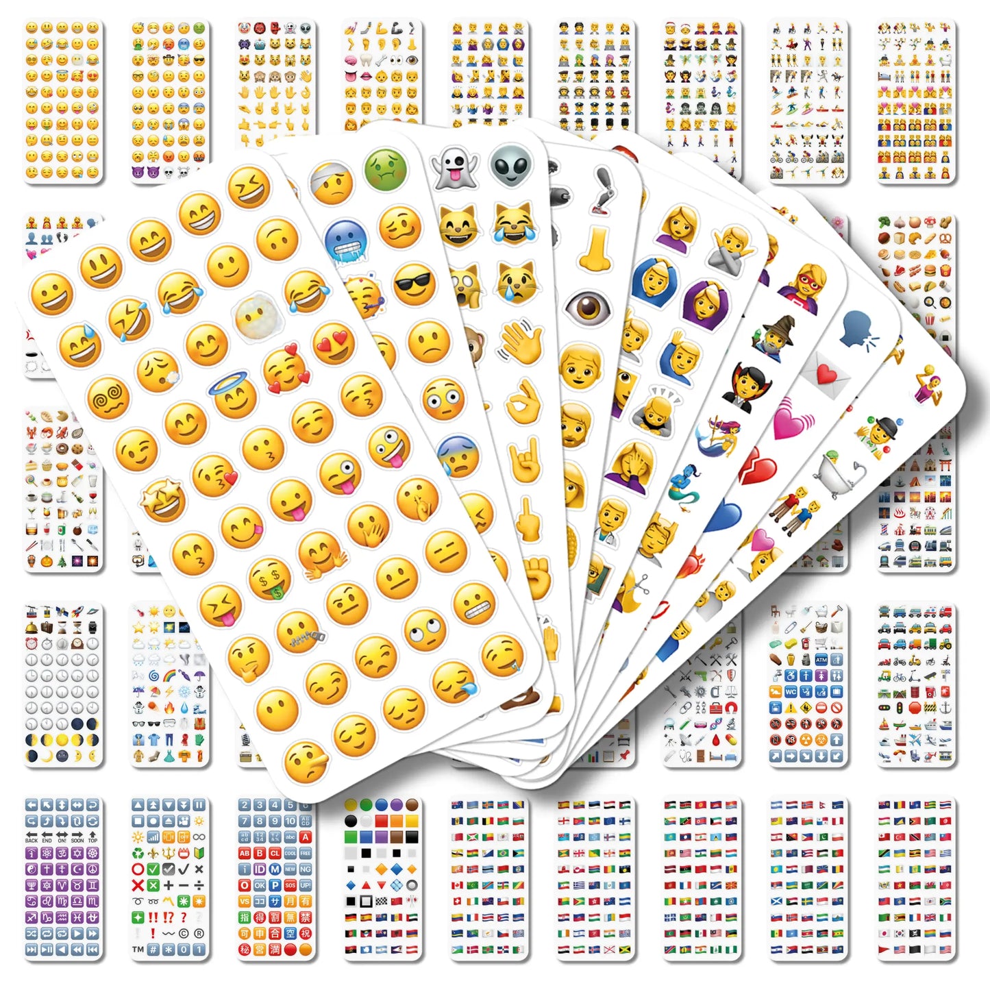 iPhone Emoji Sticker Pack 1750 Die Cut Emojis from