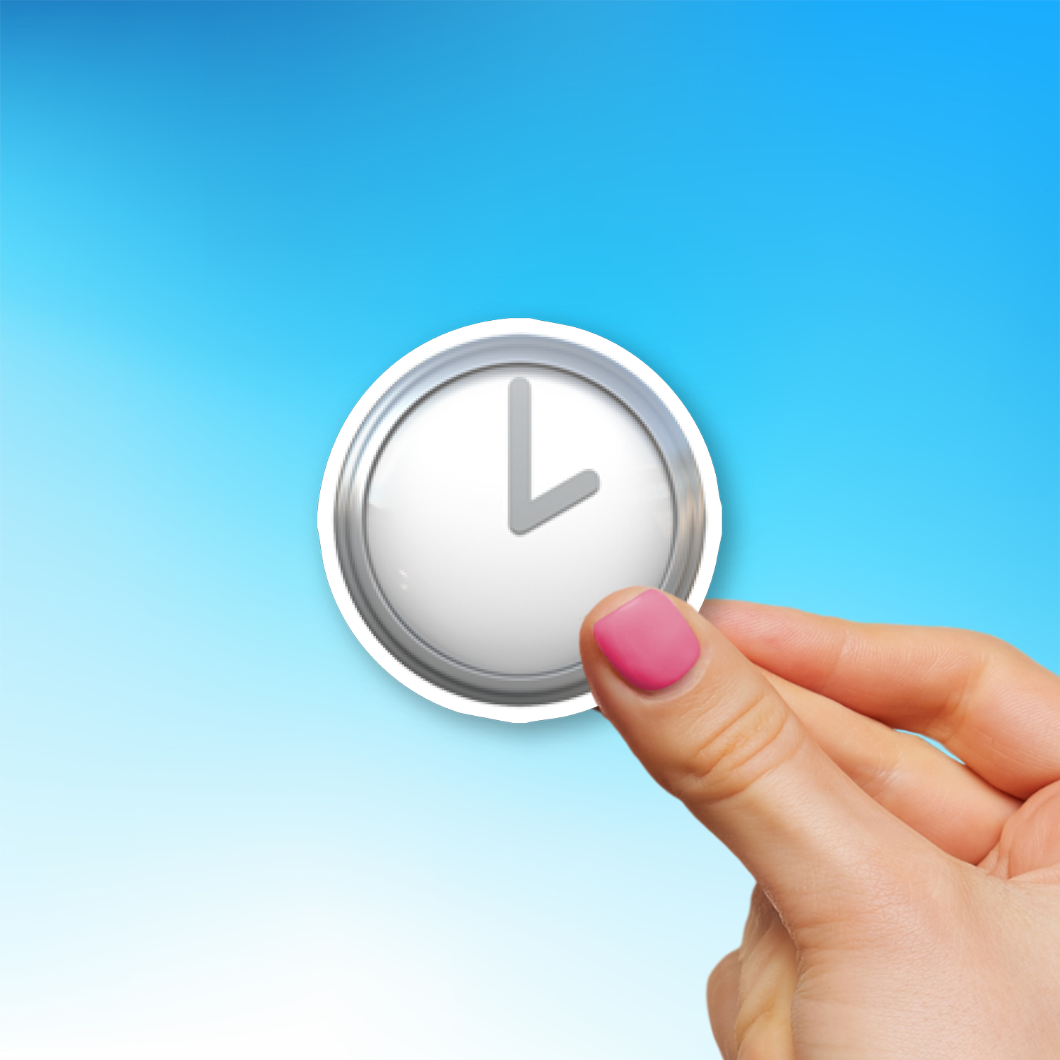 🕑 Two O’Clock Emoji Sticker - Die-Cut, Multiple Sizes – EmojiStickers.com