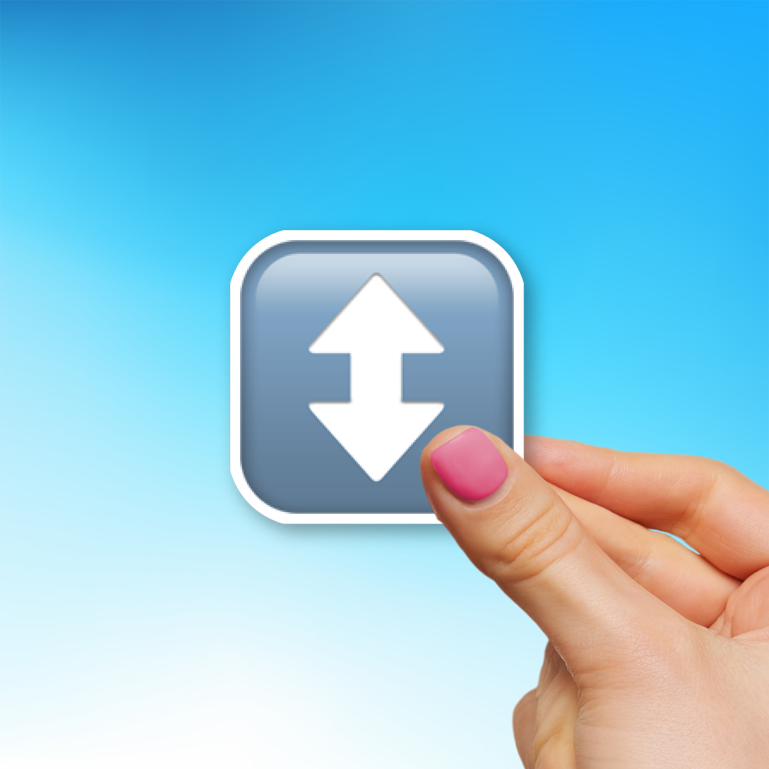 ↕️ Up-down Arrow Emoji Sticker - Die-Cut, Multiple Sizes ...