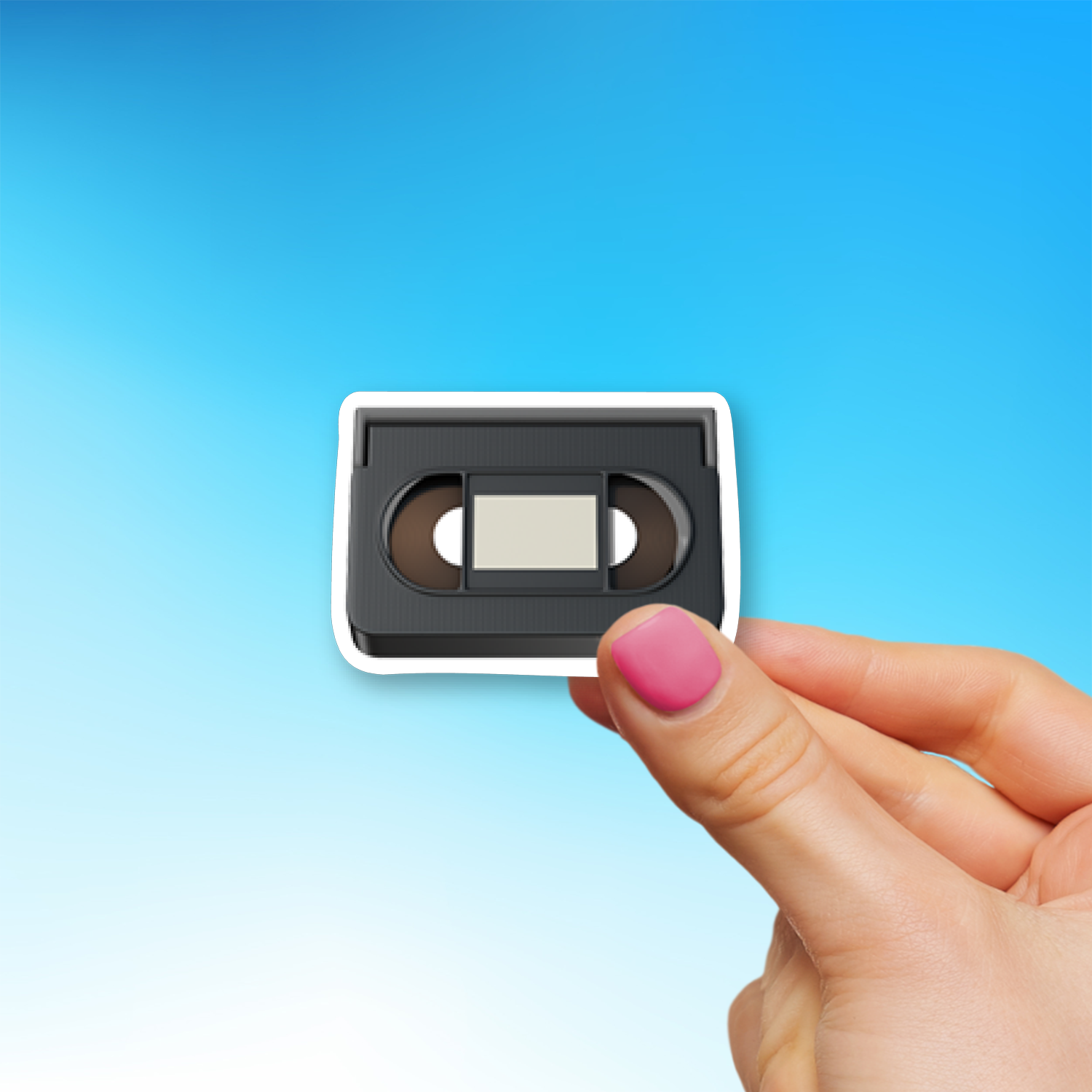 📼 Videocassette Emoji Sticker - Die-Cut, Multiple Sizes – EmojiStickers.com