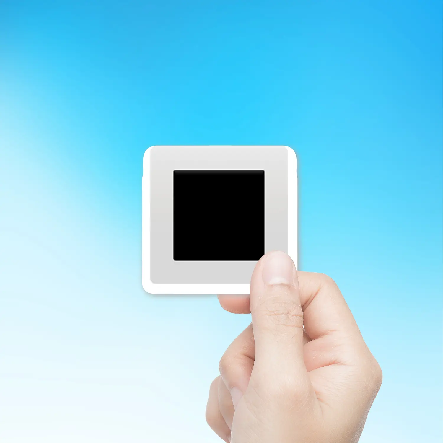 White Square Button