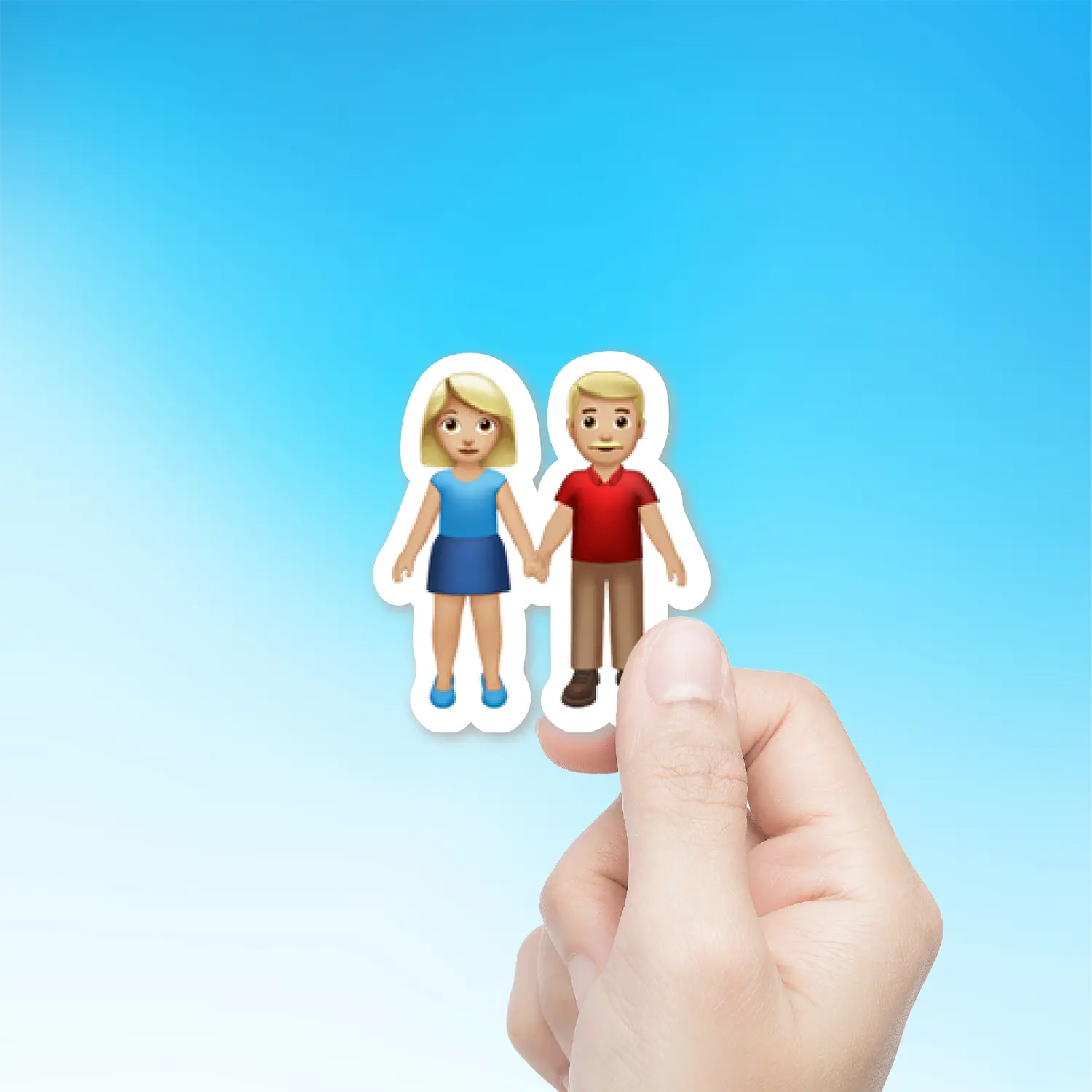 Woman And Man Holding Hands Medium Light Skin