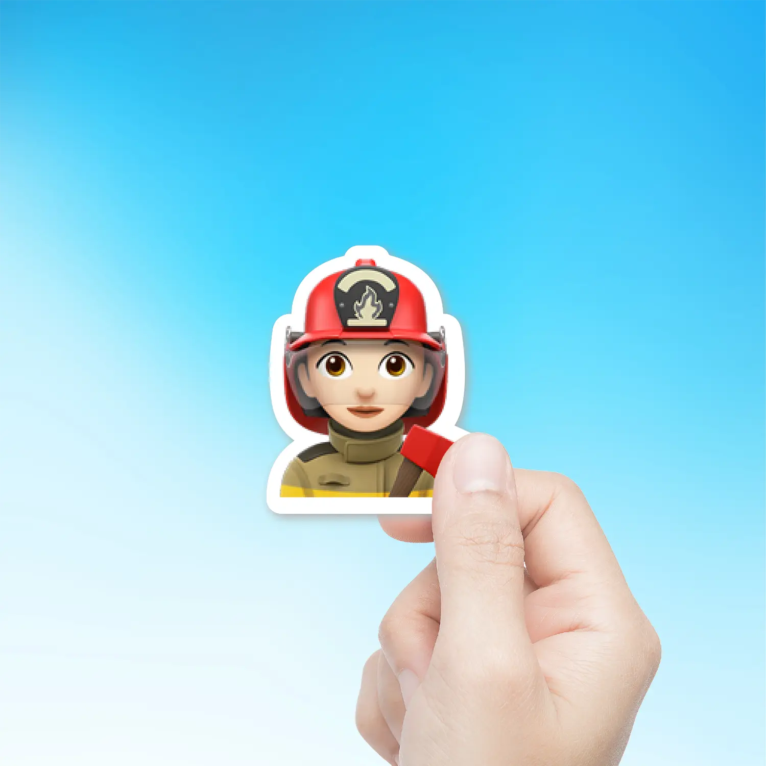 Woman Firefighter Light Skin